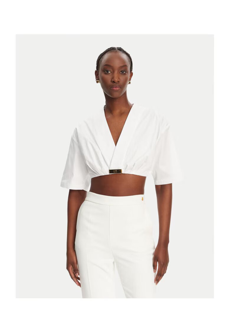 Elisabetta Franchi Bluza dama - CA12452E2 100 - alb