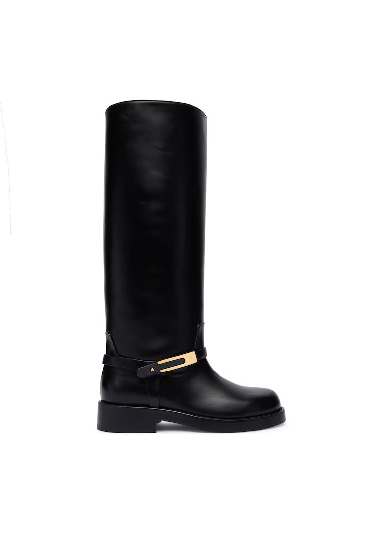 Elisabetta Franchi Cizme dama piele naturala - Negru