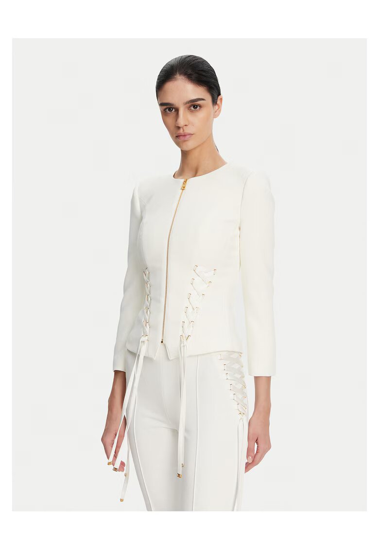 Elisabetta Franchi Sacou dama - alb
