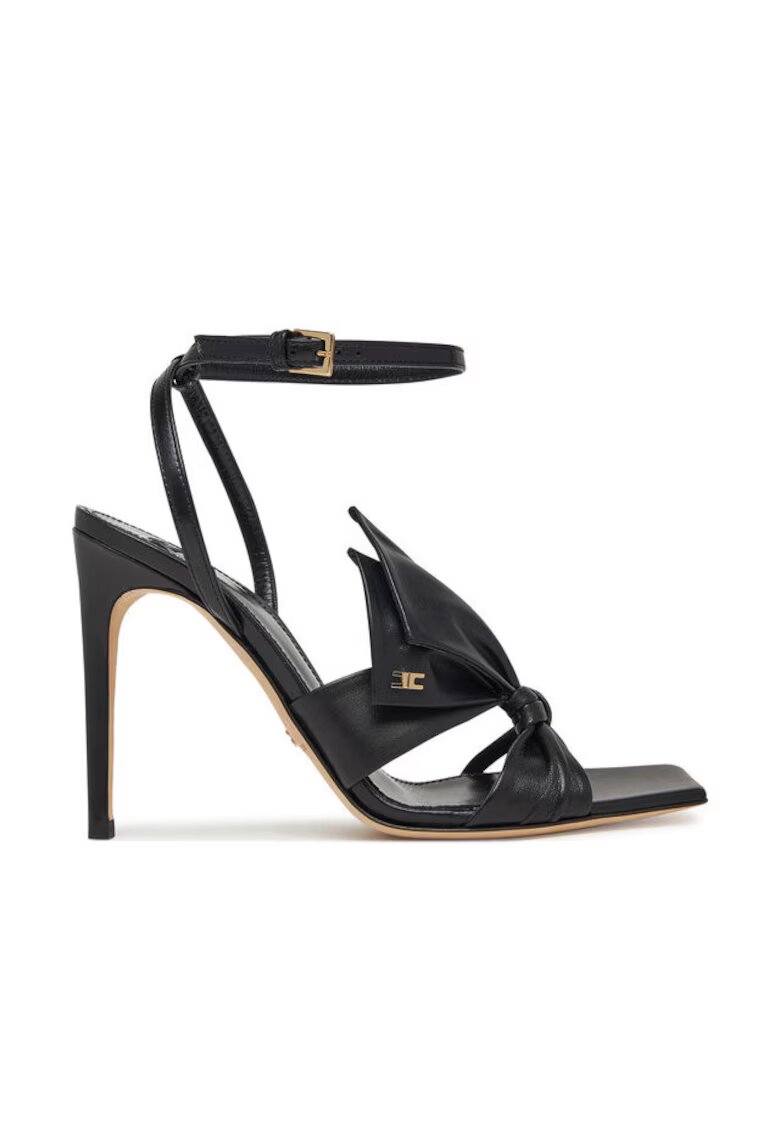 Elisabetta Franchi Sandale dama - piele naturala - negru