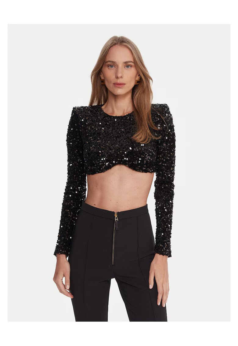 Elisabetta Franchi Top dama TO-046-57E2-V370 - negru