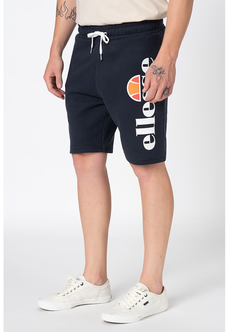ELLESSE Bermude sport cu imprimeu logo Bossini - Alb/Bleumarin