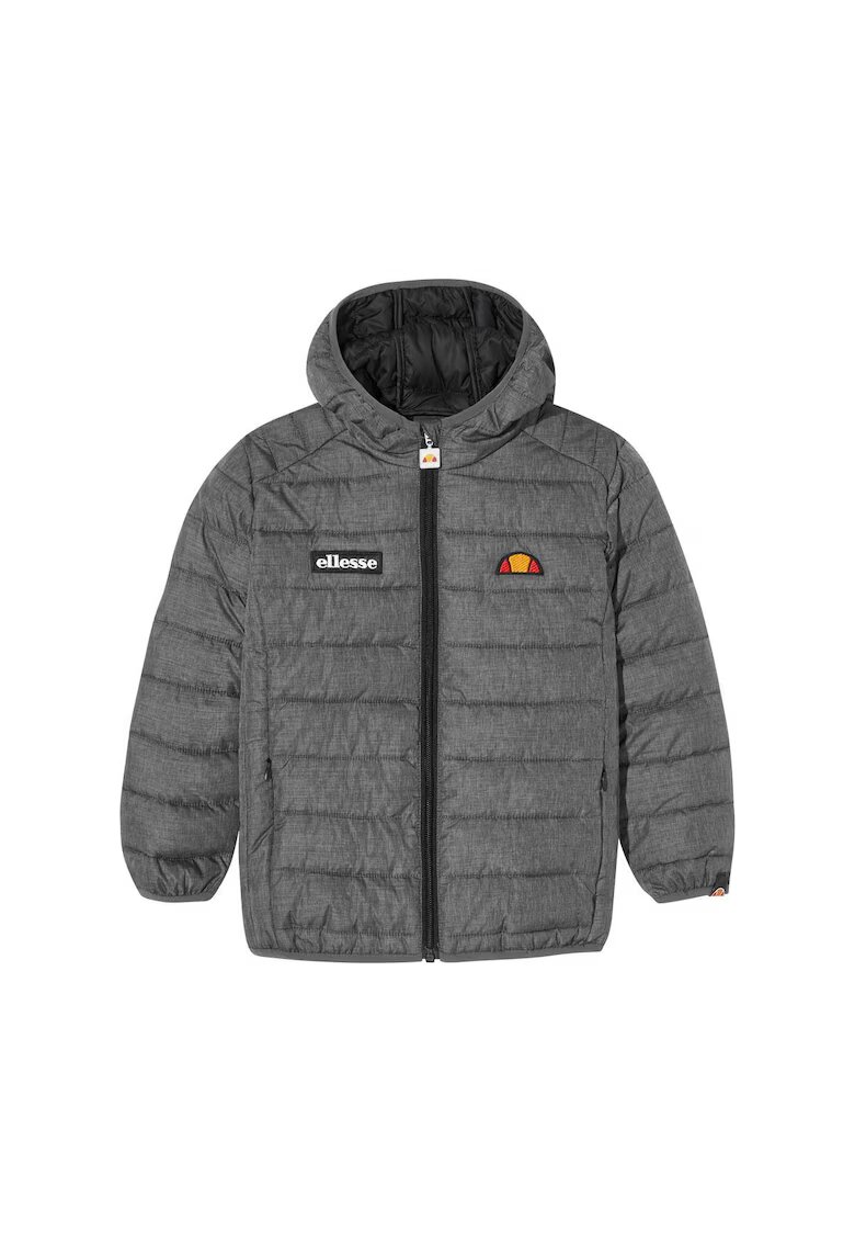 ELLESSE Geaca cu gluga si buzunare cu fermoar - Gri deschis