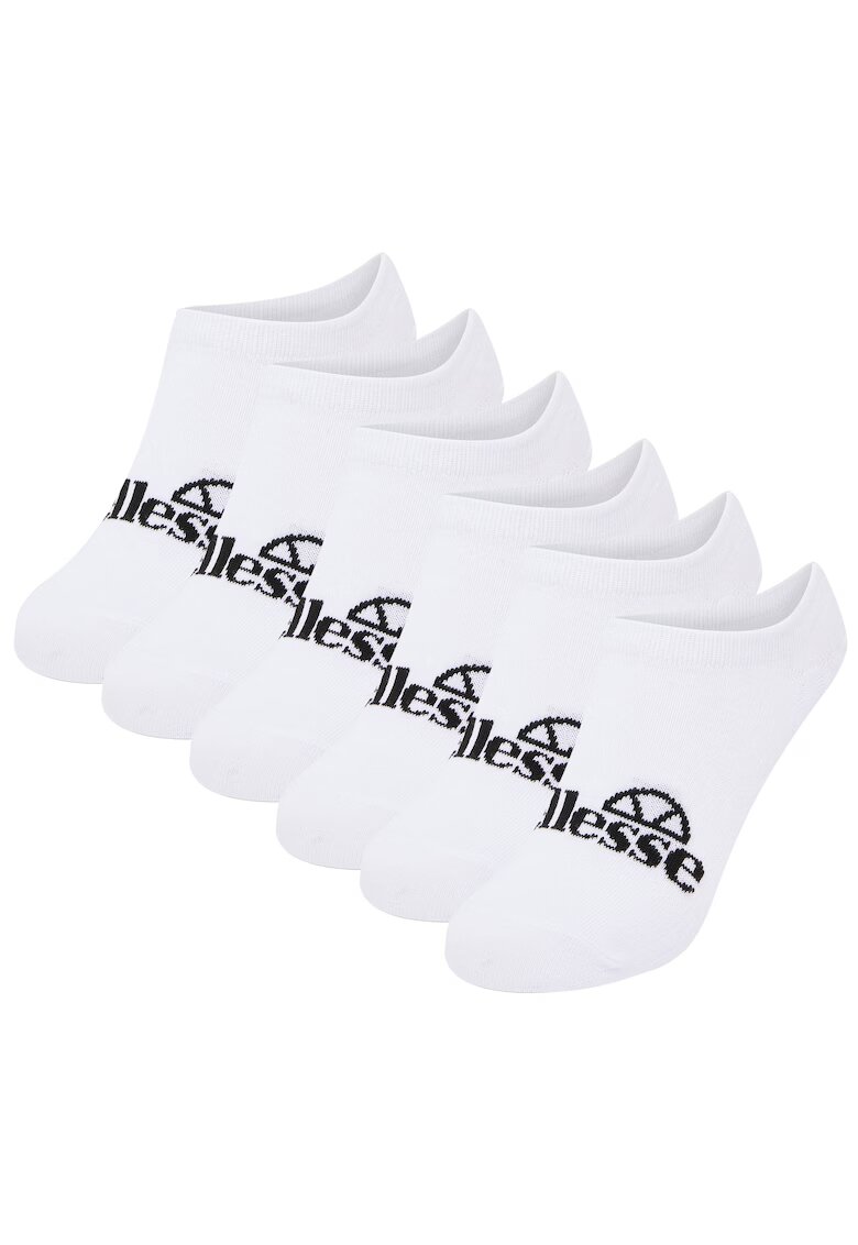 ELLESSE Set de sosete unisex cu imprimeu logo Frimo - 3 perechi - Alb