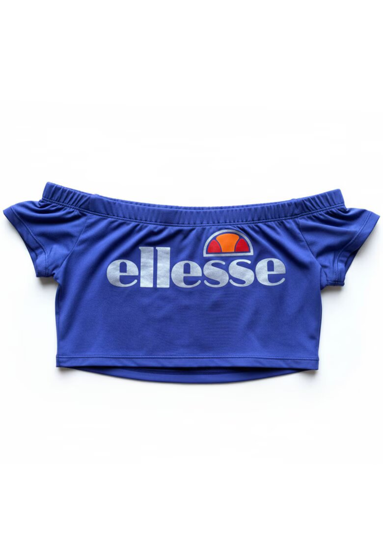 ELLESSE Top crop cu imprimeu logo supradimensionat -