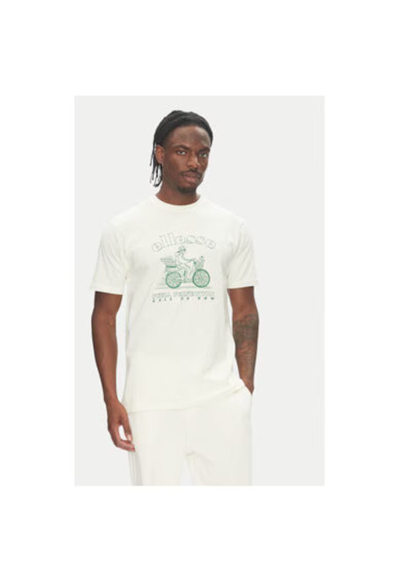 ELLESSE Tricou barbati SHZ21848904 - Bumbac - 43977 - Alb