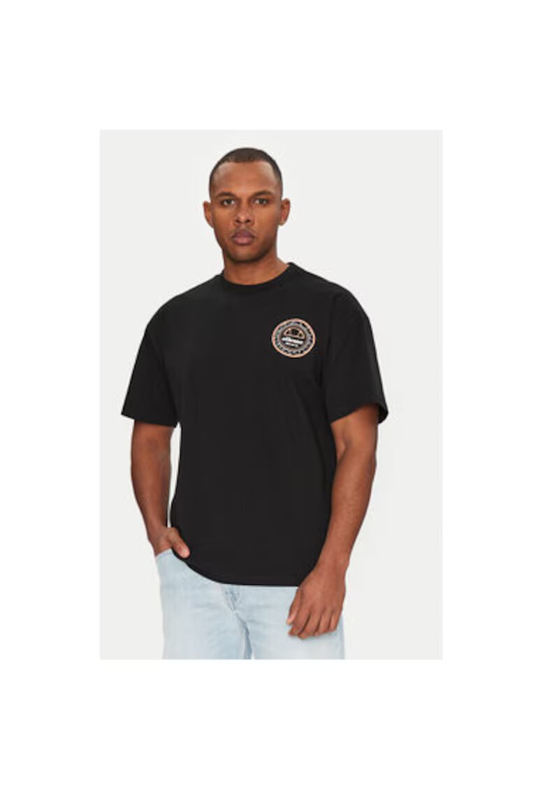 ELLESSE Tricou barbati SHZ21889011 - Bumbac/Poliester - Negru - Negru