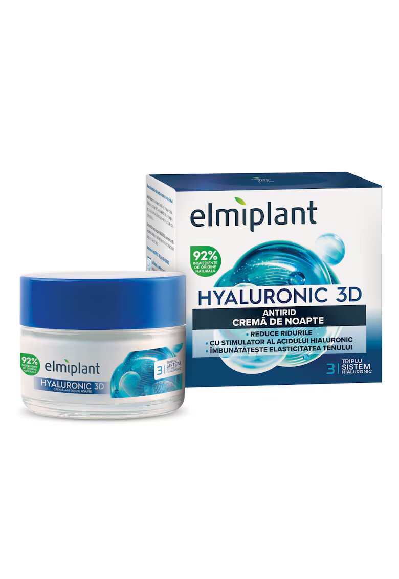 Elmiplant Crema anti-rid de noapte Hyaluronic - 50 ml