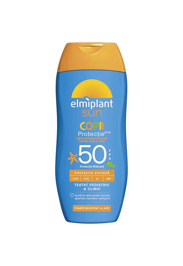 Elmiplant Lotiune cu protectie solara Sun Kids SPF 50 - pentru copii - 200 ml