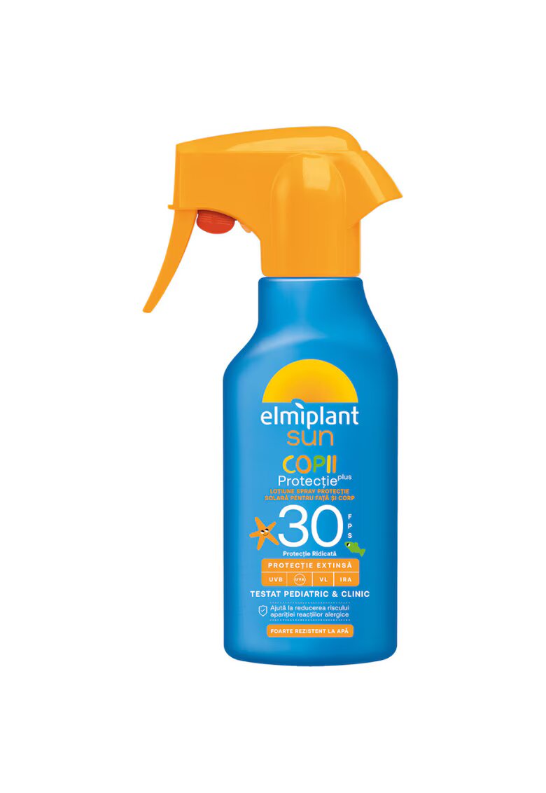 Elmiplant Lotiune spray cu pulverizator - protectie solara pentru copii - Sun SPF 30 - 200ml
