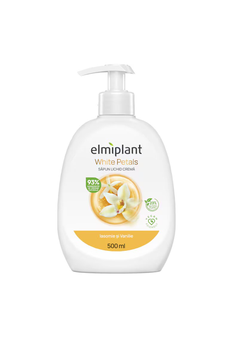 Elmiplant Sapun lichid crema 500 ml - Vanilie/Iasomie - 500 ml