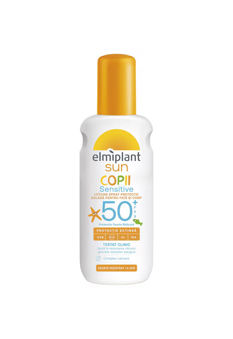 Elmiplant Spray cu protectie solara Sun Kids Sensitive SPF 50 - pentru copii - 200 ml