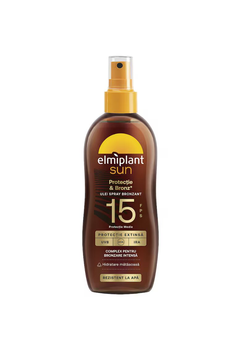 Elmiplant Ulei autobronzant cu protectie solara Sun SPF 15 - 150 ml