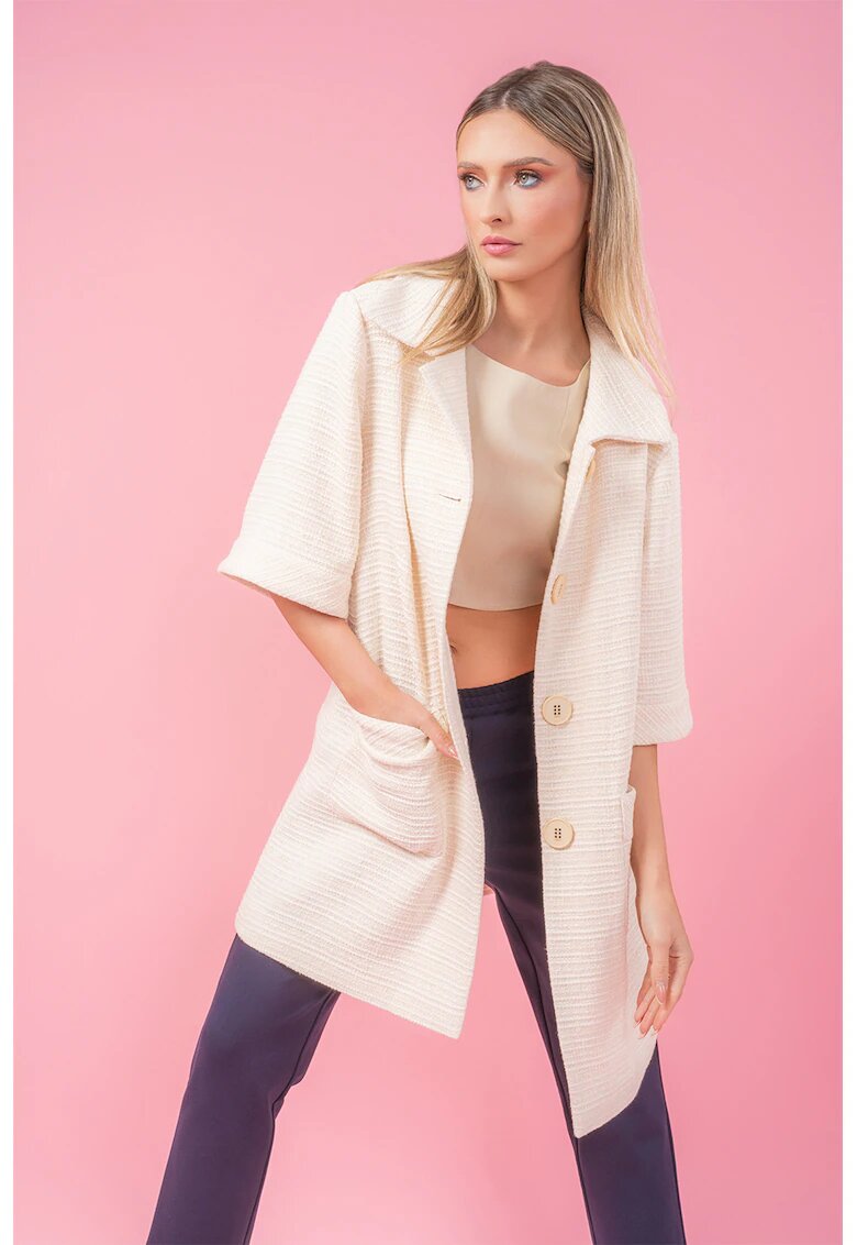 EMAT Cardigan lejer Faithful Threads - Crem