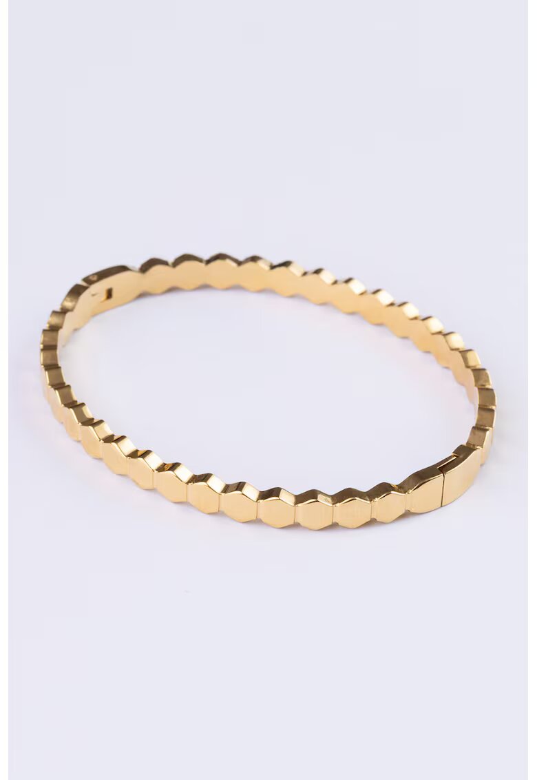 Emily Westwood Bratara rigida placata cu aur de 18K - Auriu