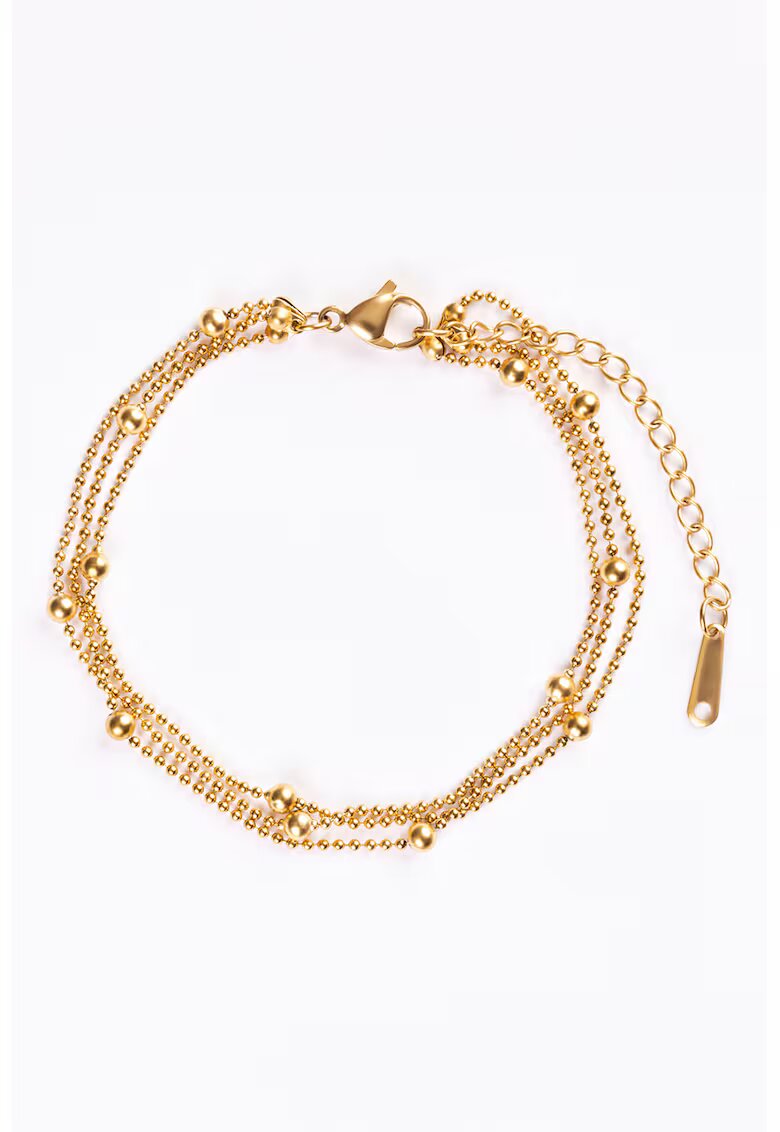 Emily Westwood Bratara tripla placata cu aur de 18K - Auriu