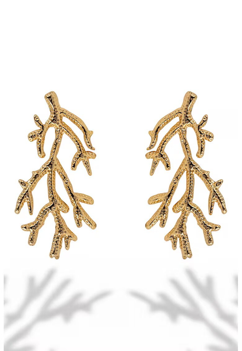 Emily Westwood Cercei drop placati cu aur de 18K