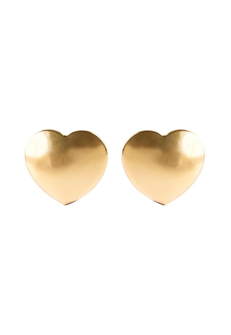Emily Westwood Cercei in forma de inima - placati cu aur de 18K