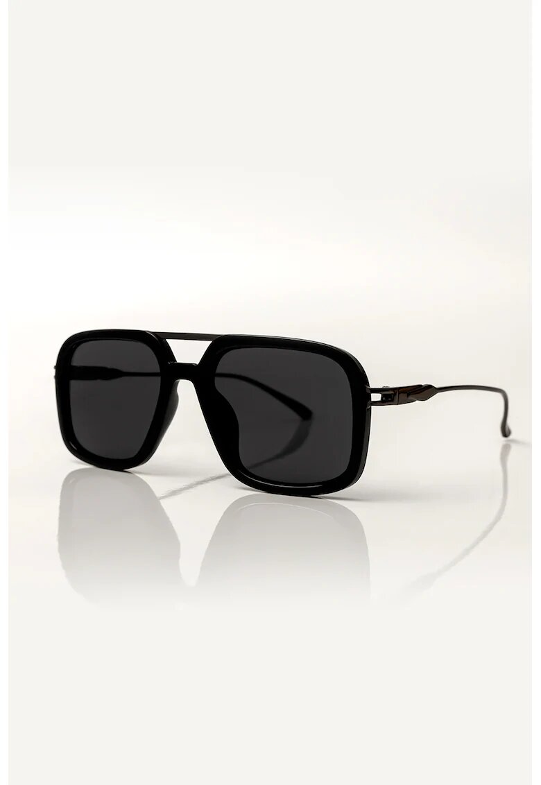 Emily Westwood Ochelari de soare aviator cu rama metalica - Negru