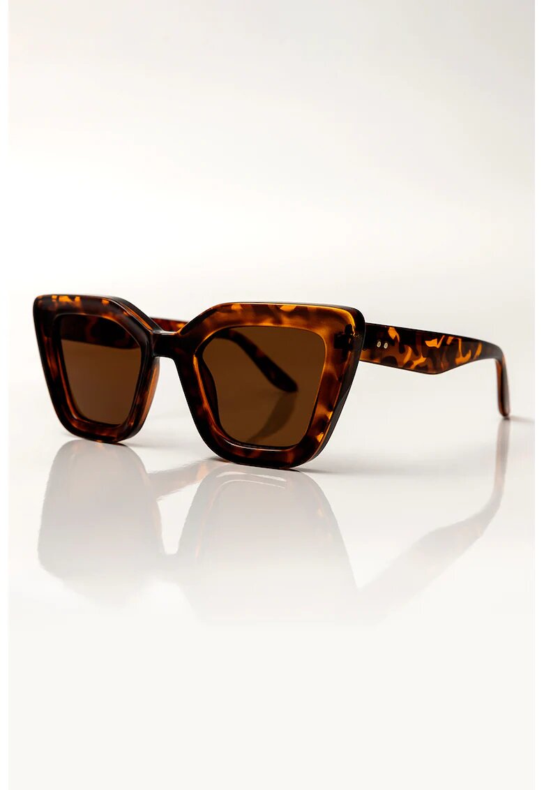 Emily Westwood Ochelari de soare cat-eye cu model Hannah - Negru/Portocaliu