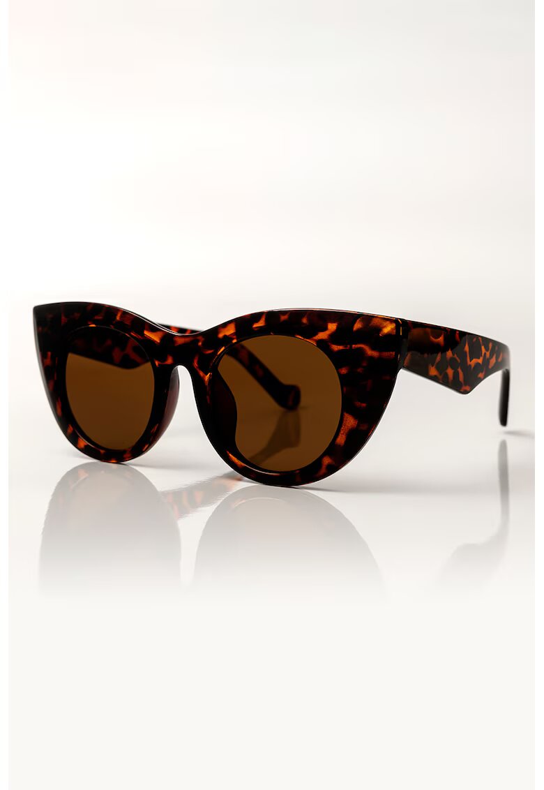 Emily Westwood Ochelari de soare cat eye cu model Nora - Negru/Portocaliu