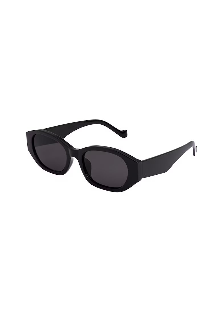 Emily Westwood Ochelari de soare cu lentile ovale Ariana - Negru