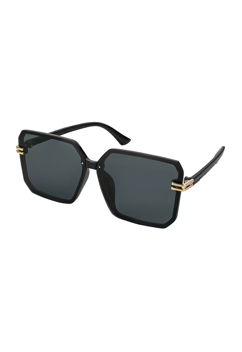 Emily Westwood Ochelari de soare patrati Lydia - Auriu/Negru