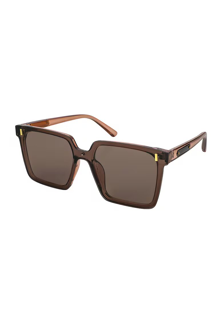 Emily Westwood Ochelari de soare patrati Sara - Negru/Maro