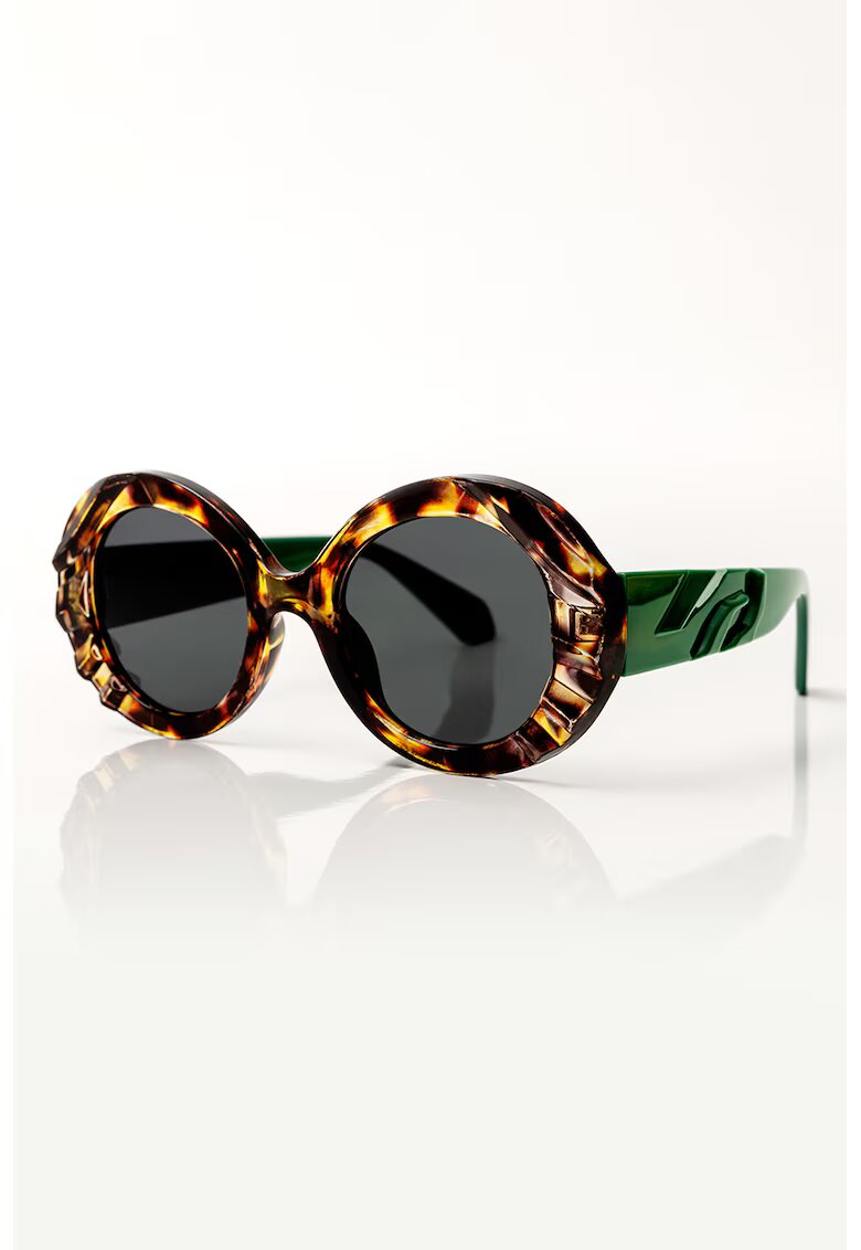 Emily Westwood Ochelari de soare rotunzi Ellie - Verde/Negru