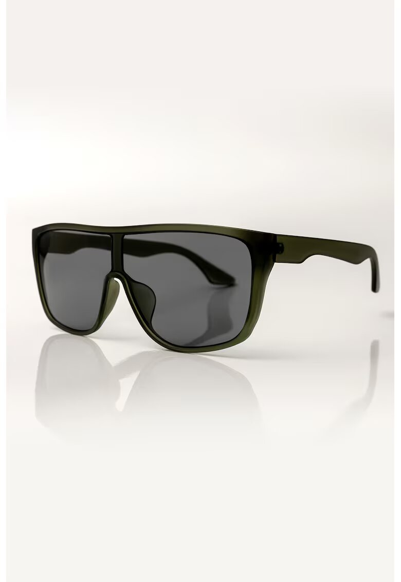 Emily Westwood Ochelari de soare shield - Verde inchis