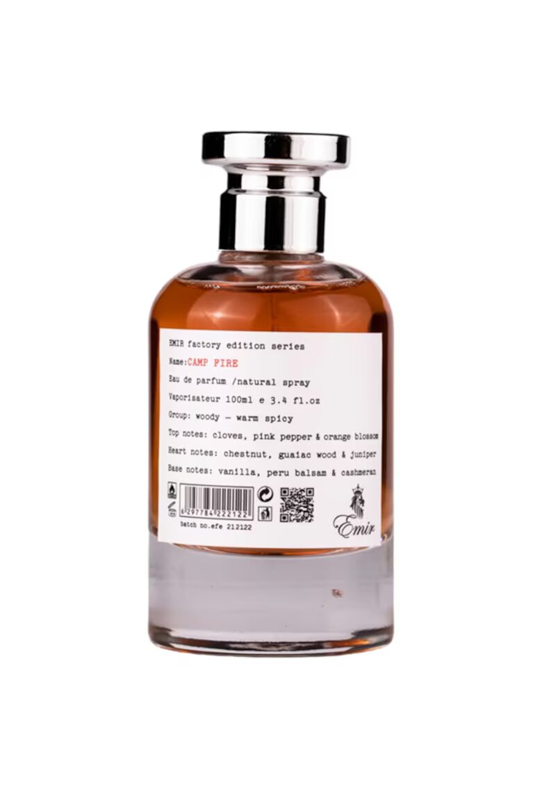 Emir Apa de parfum Camp Fire Factory - Unisex - 100ml