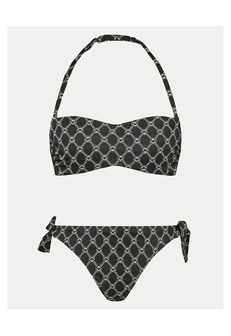 Emporio Armani Bikini de dama negru/gri