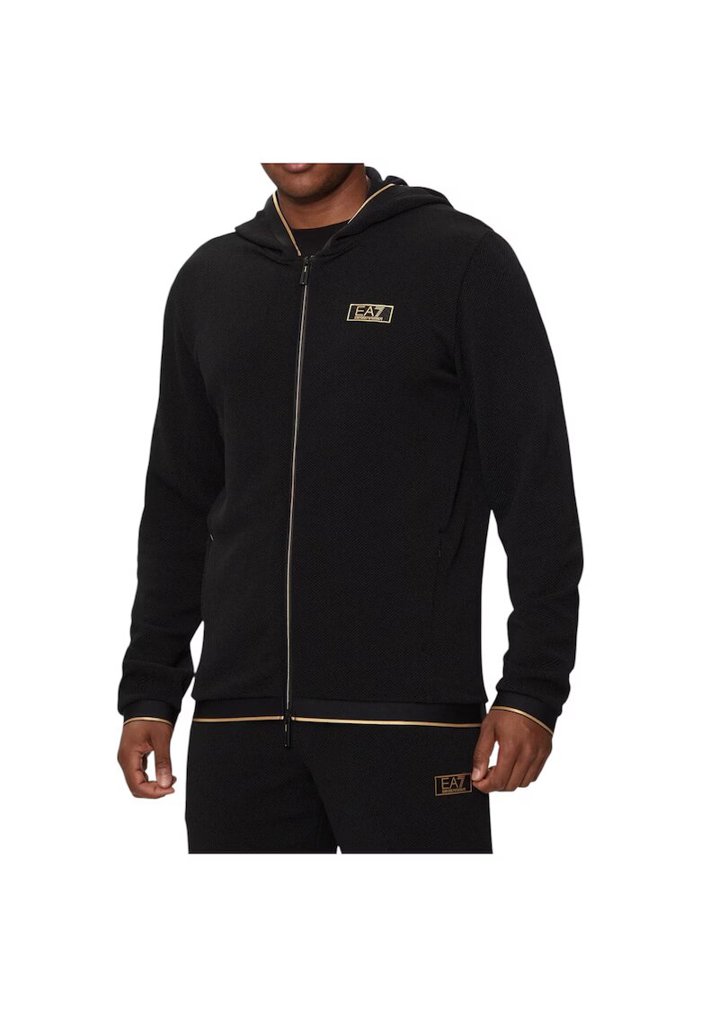 Emporio Armani Hanorac EA7 Gold Label Pique 38724 - Negru