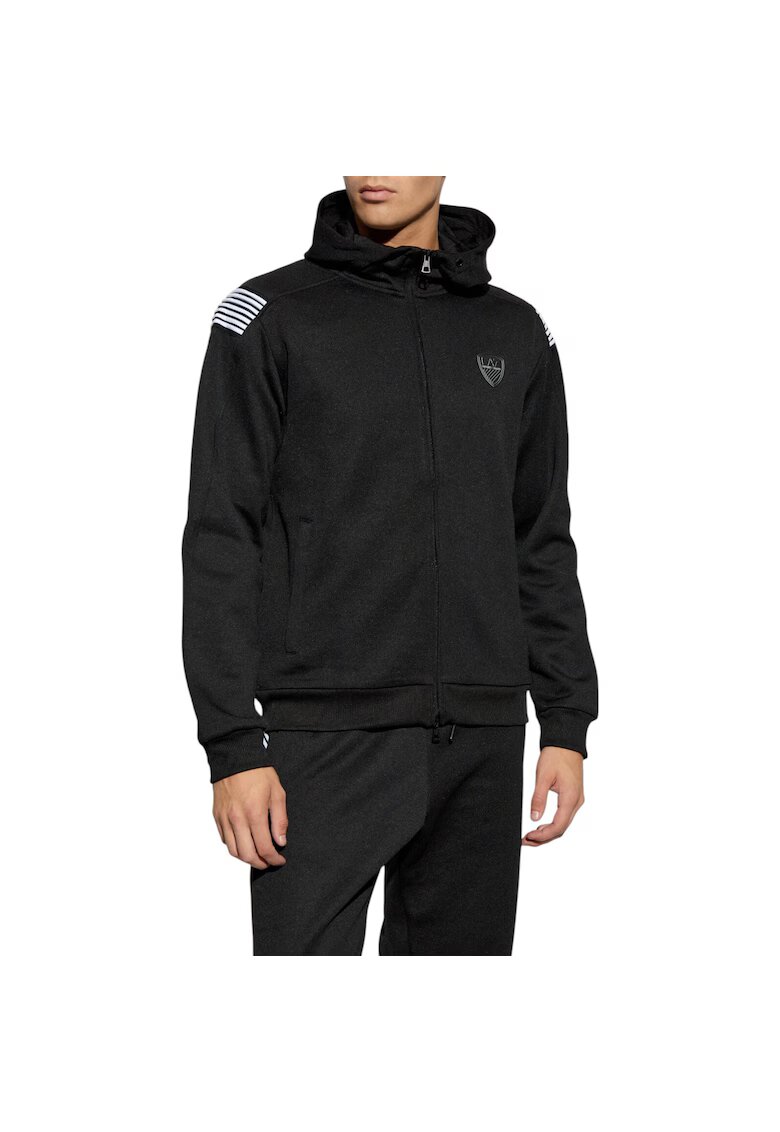 Emporio Armani Hanorac EA7 Premium Shield Soccer 38706 - Negru