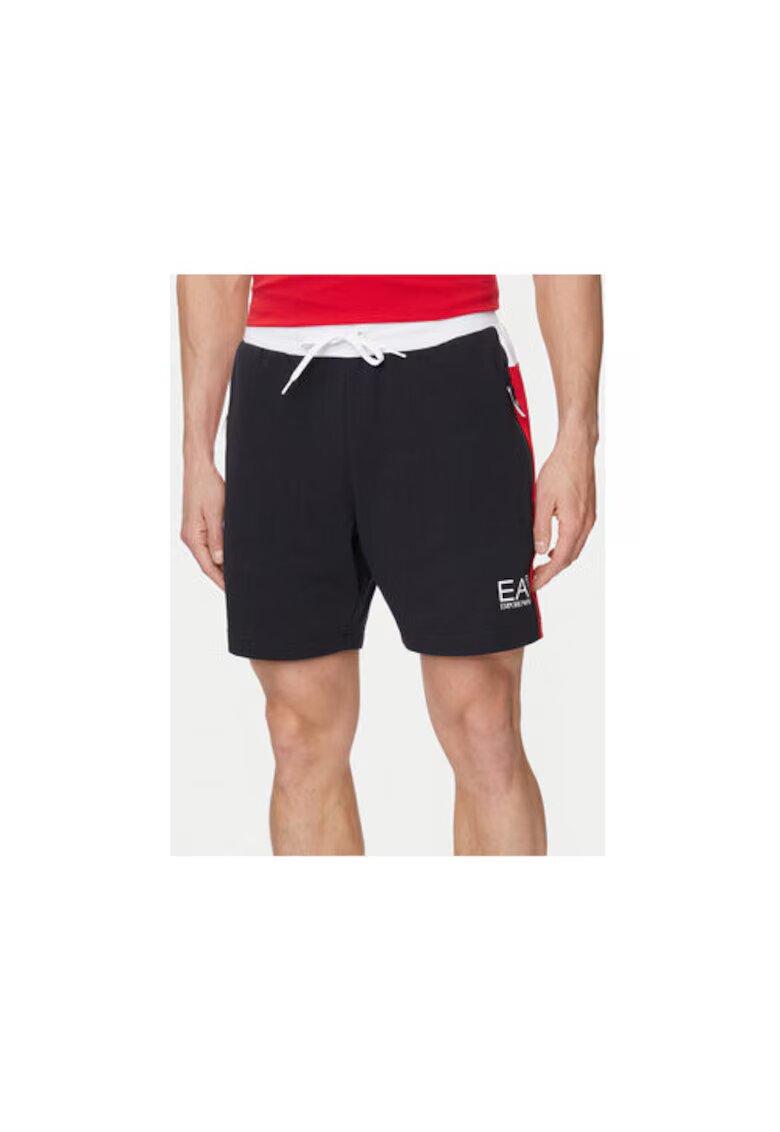 Emporio Armani Pantaloni bumbac - Bleumarin