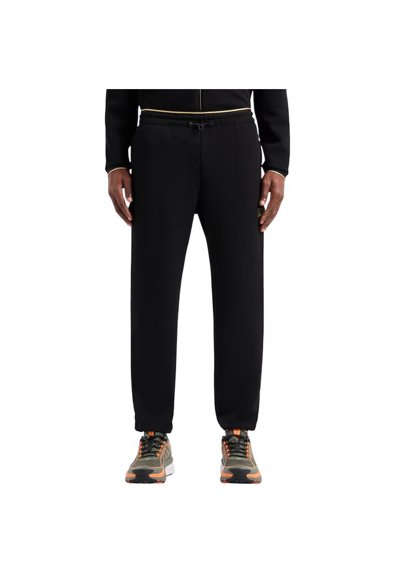Emporio Armani Pantaloni EA7 Gold Label Pique 38754 - Negru