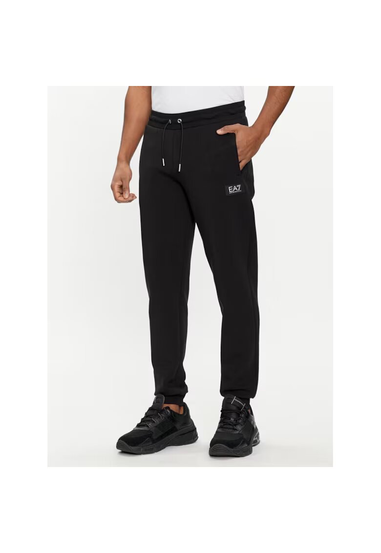 Emporio Armani Pantaloni sport barbati - 536190 - Negru - Bumbac