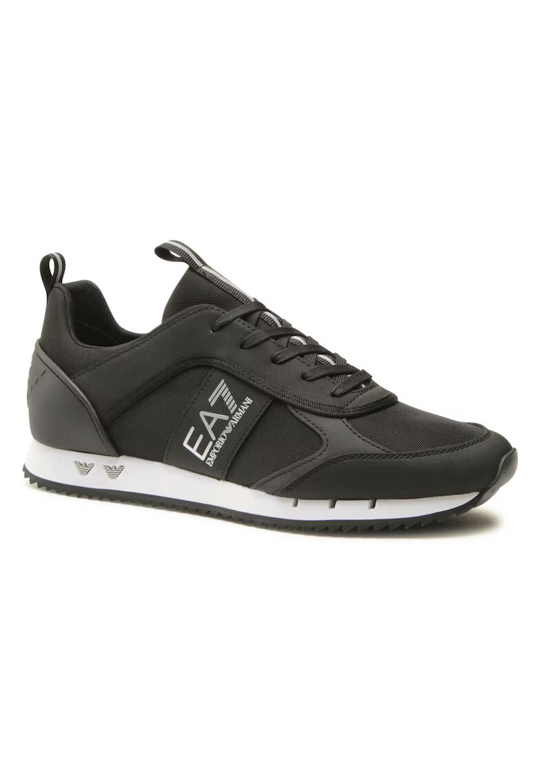 Emporio Armani Pantofi sport barbati - 302482764 - Textil - Negru - Negru