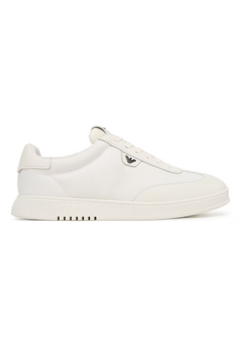 Emporio Armani Pantofi sport barbati - alb - textil