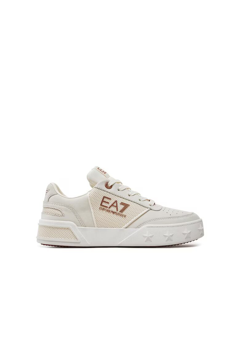 Emporio Armani Pantofi sport dama - 303544 - Piele naturala - Bej