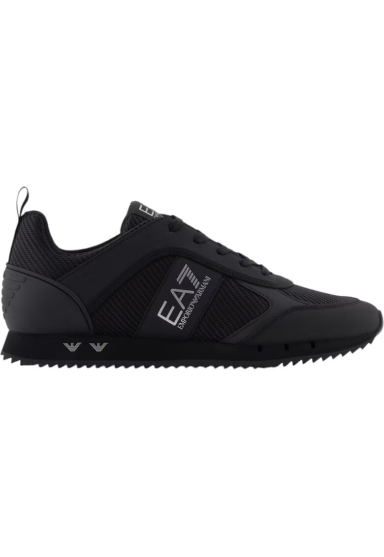 Emporio Armani Pantofi sport EA7 Black&White Carbon 49420 - Negru/Argintiu