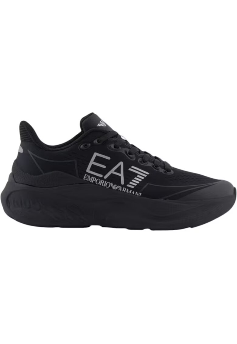 Emporio Armani Pantofi sport EA7 Wave Cracking Engineered 47796 - Negru/Argintiu