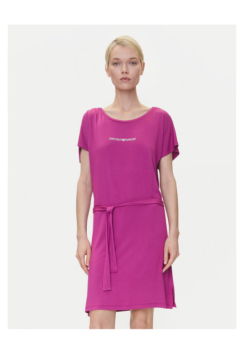 Emporio Armani Rochie casual de dama roz - fabricatie de calitate