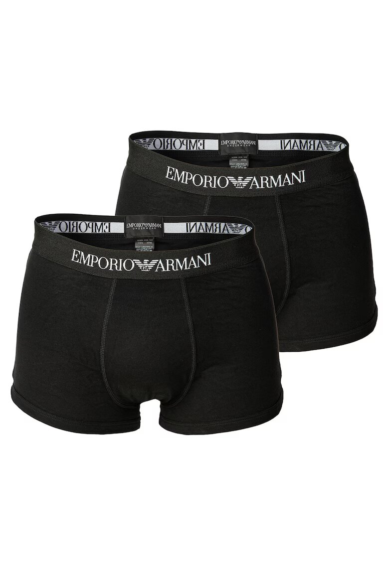 Emporio Armani Set de boxeri Soft Touch - 2 perechi - Negru