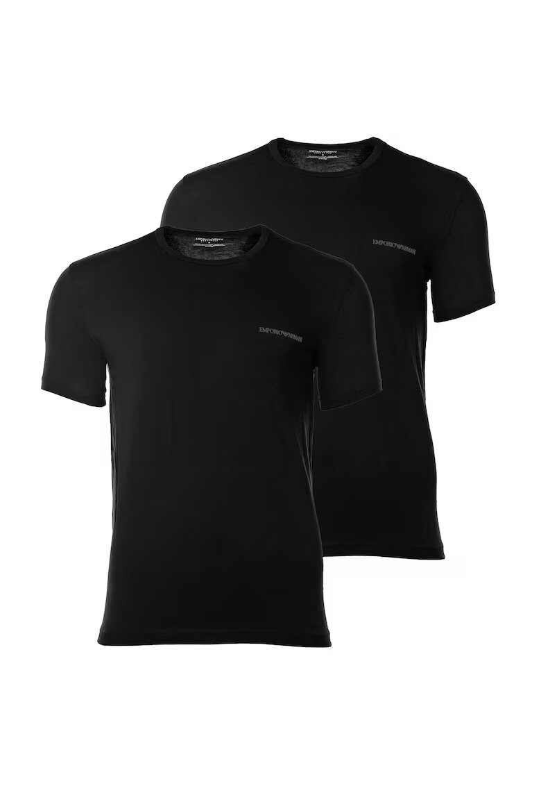 Emporio Armani Set de tricouri cu decolteu la baza gatului - 2 piese