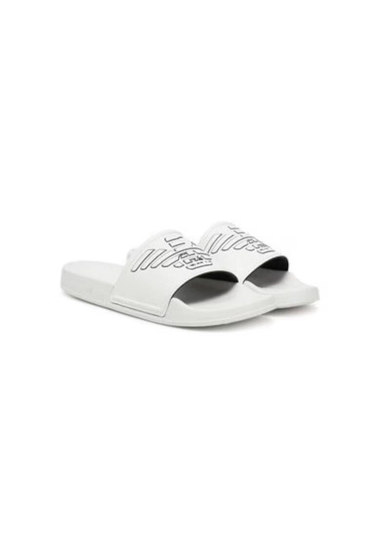 Emporio Armani Slapi unisex XVPS11 XR273 - Sintetic - Alb - Alb