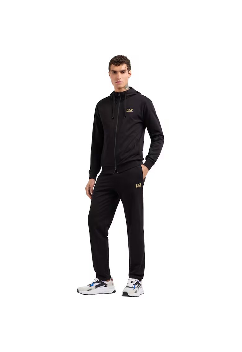 Emporio Armani Trening EA7 Train Core Identity Hood FZ 53618 - Auriu/Negru