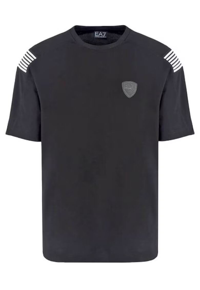 Emporio Armani Tricou barbati 6DPT35 - EA7 - Viscoza/Poliamida - Negru