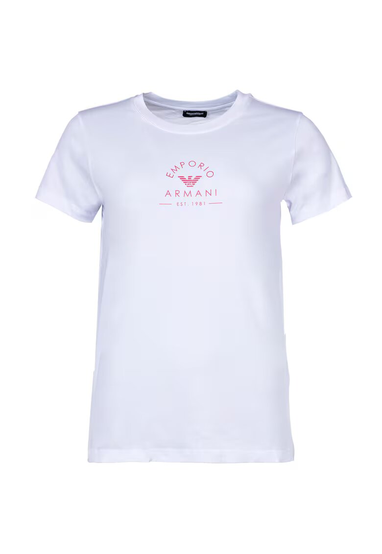 Emporio Armani Tricou cu logo - Alb optic