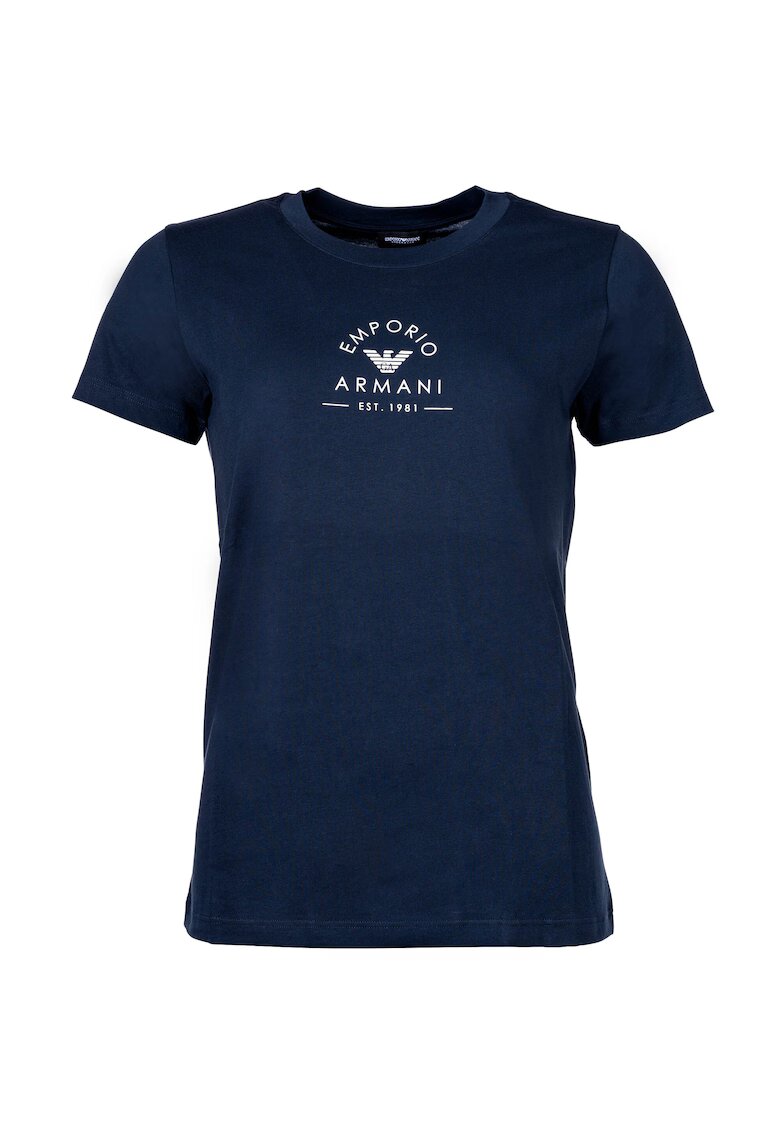 Emporio Armani Tricou cu logo - Bleumarin